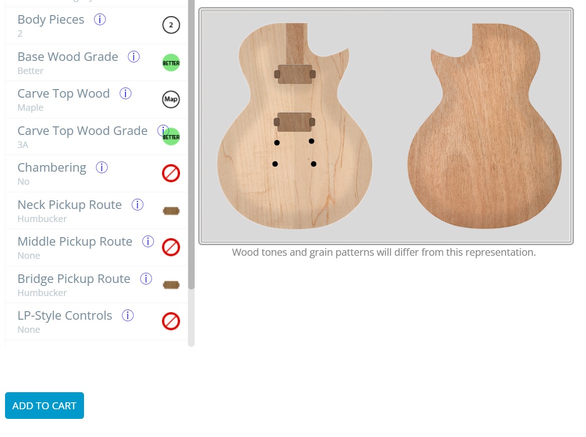 Design Your Own Custom Guitar Bodies and Necks
